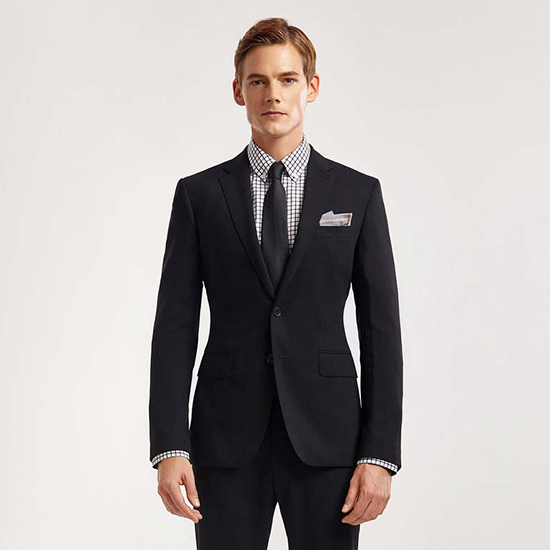 YUNKOX - Custom Men's Suits - Black