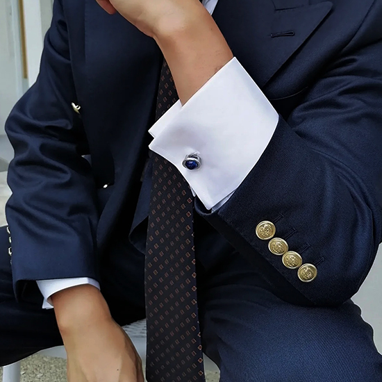 YUNKOX - Custom Men's Suits - Navy