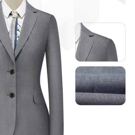 YUNKOX - Custom Women's Suits - Grey