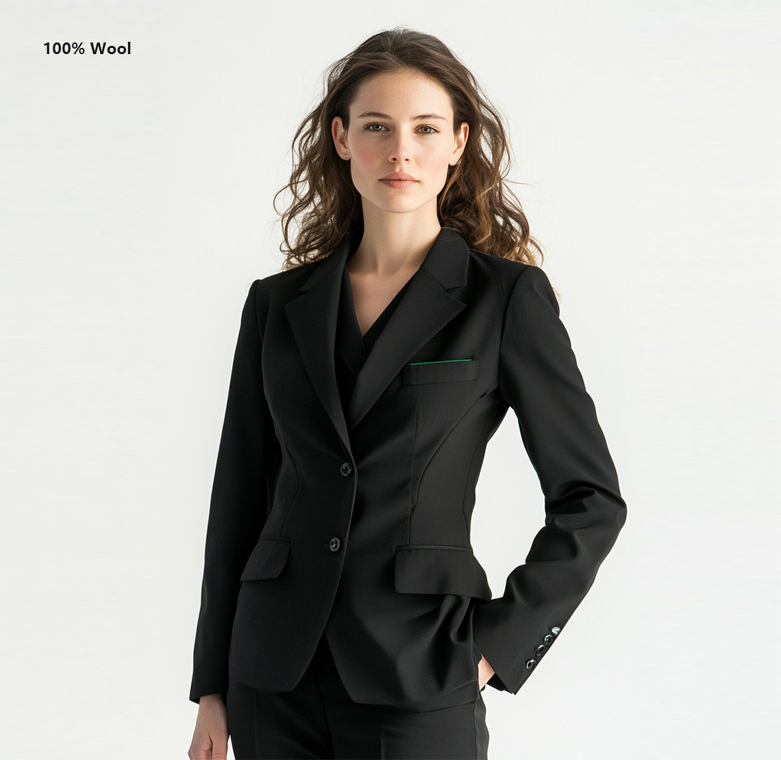 YUNKOX - Custom Black Women's Suits