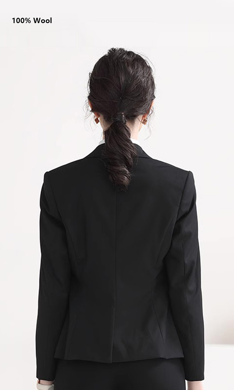 YUNKOX - Custom Black Women's Suits