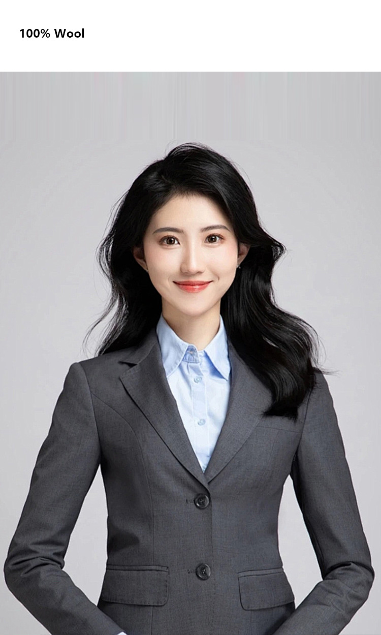 YUNKOX - Custom Gray Women's Suits