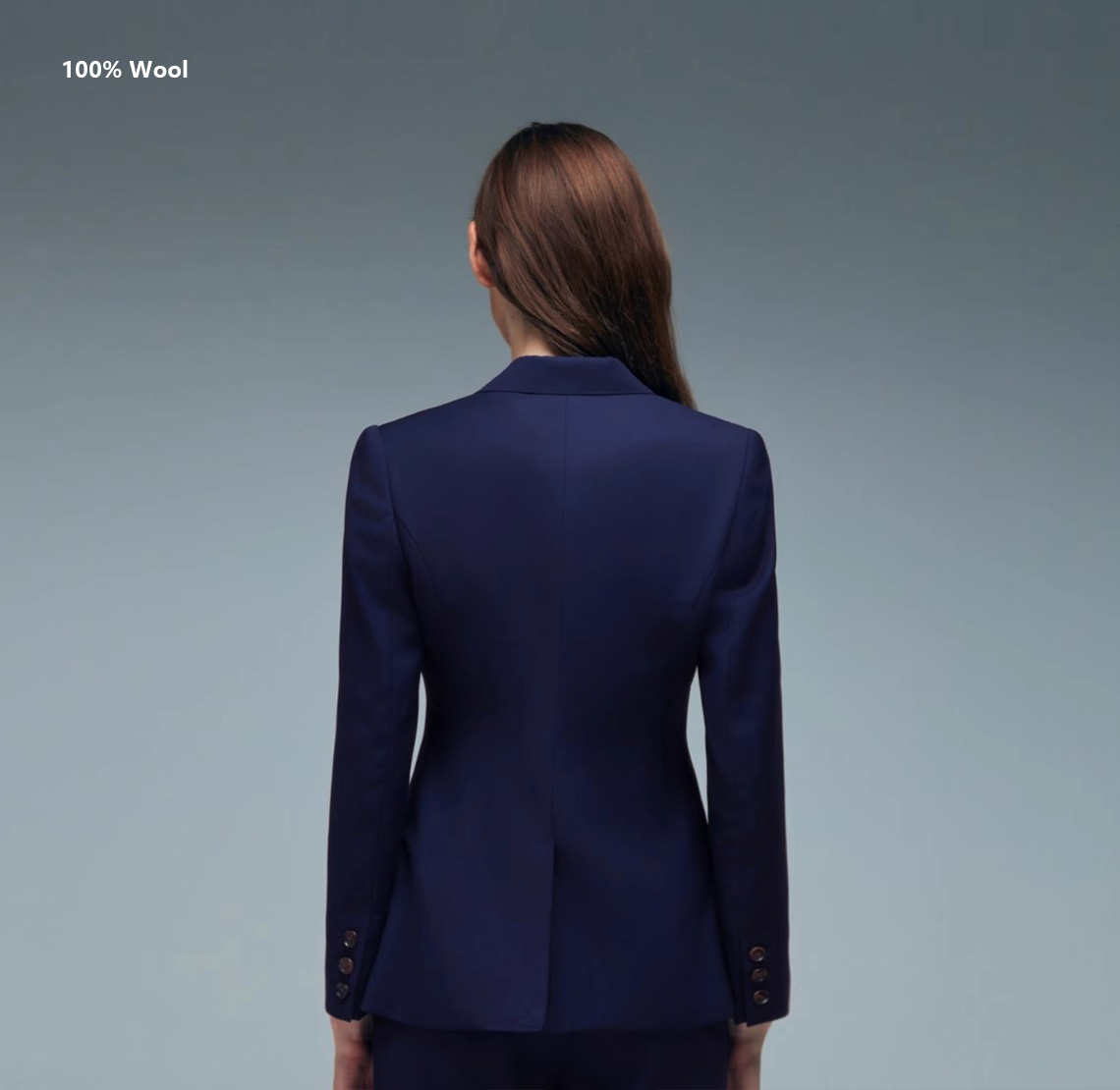 YUNKOX - Custom Navy Women's Suits